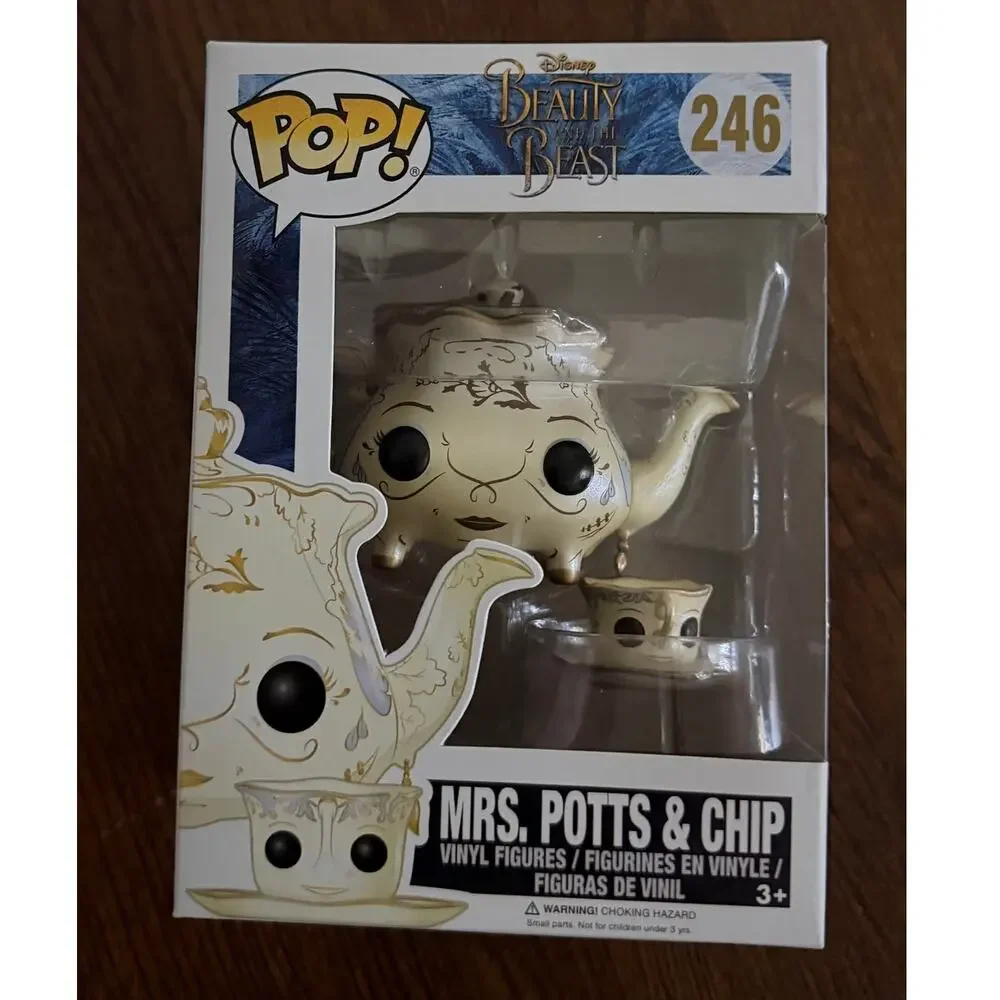 Funko POP! MRS POTTS & CHIP 246 from Beauty & the Beast NEW